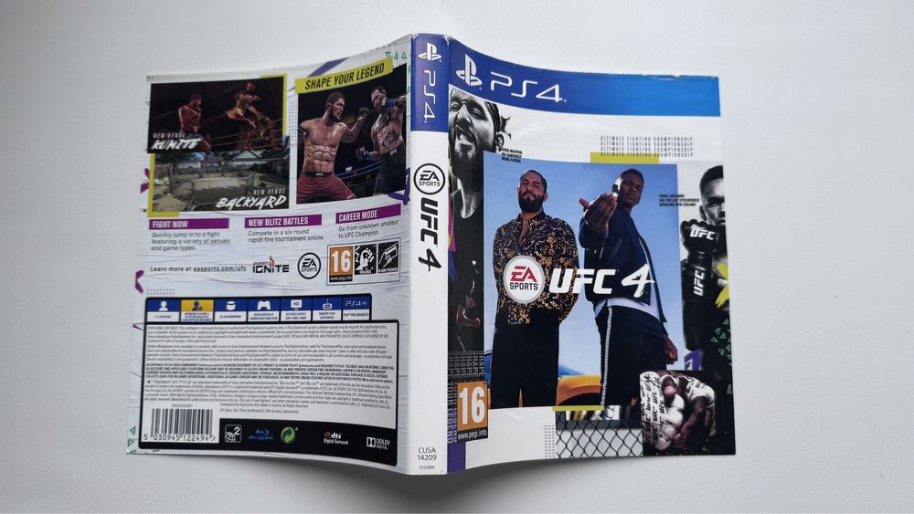 Обложка диска UFC 4