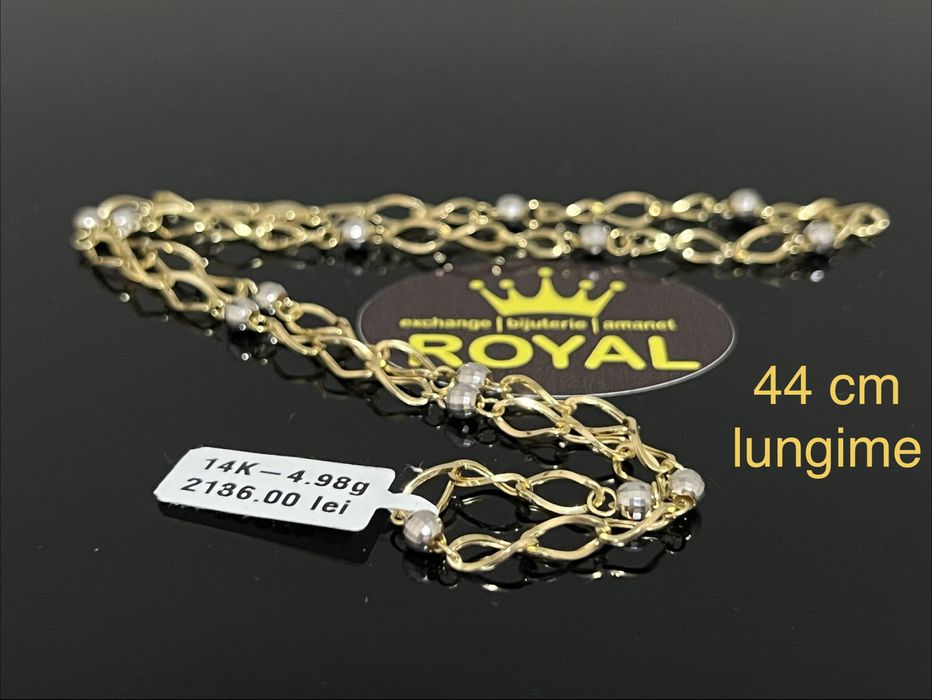 Bijuteria Royal CB : Lant aur 14k dama 4,98 grame