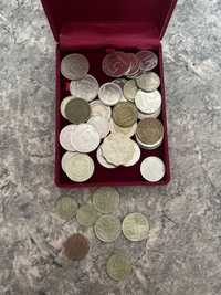 Копейку на разные есть 1 сент,турецкий,рубль,копекки ссср,2доллар