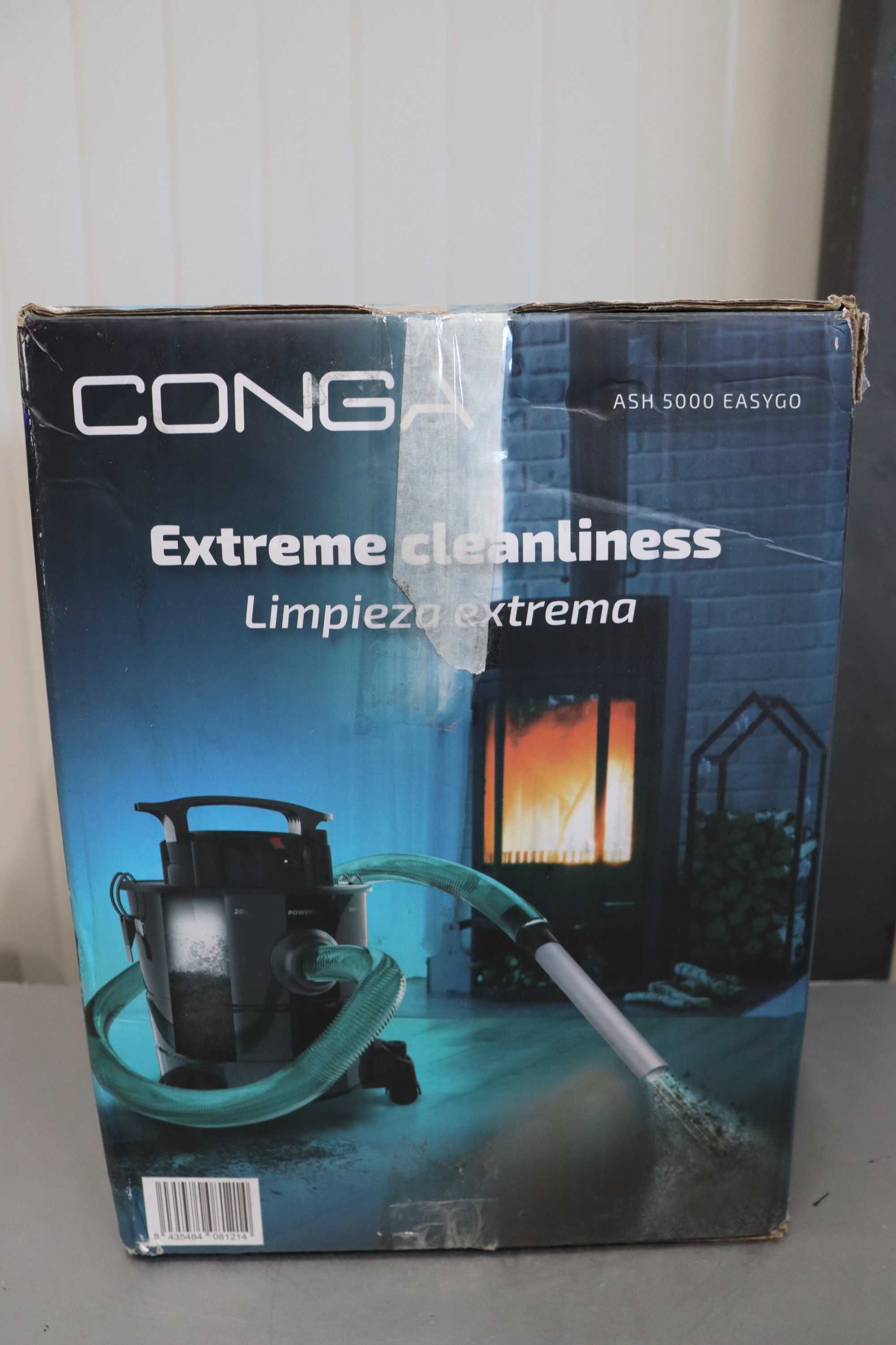 Прахосмукачка Cecotec Conga 5000 EasyGo, пепелосмукачка 20 л, 1200 W