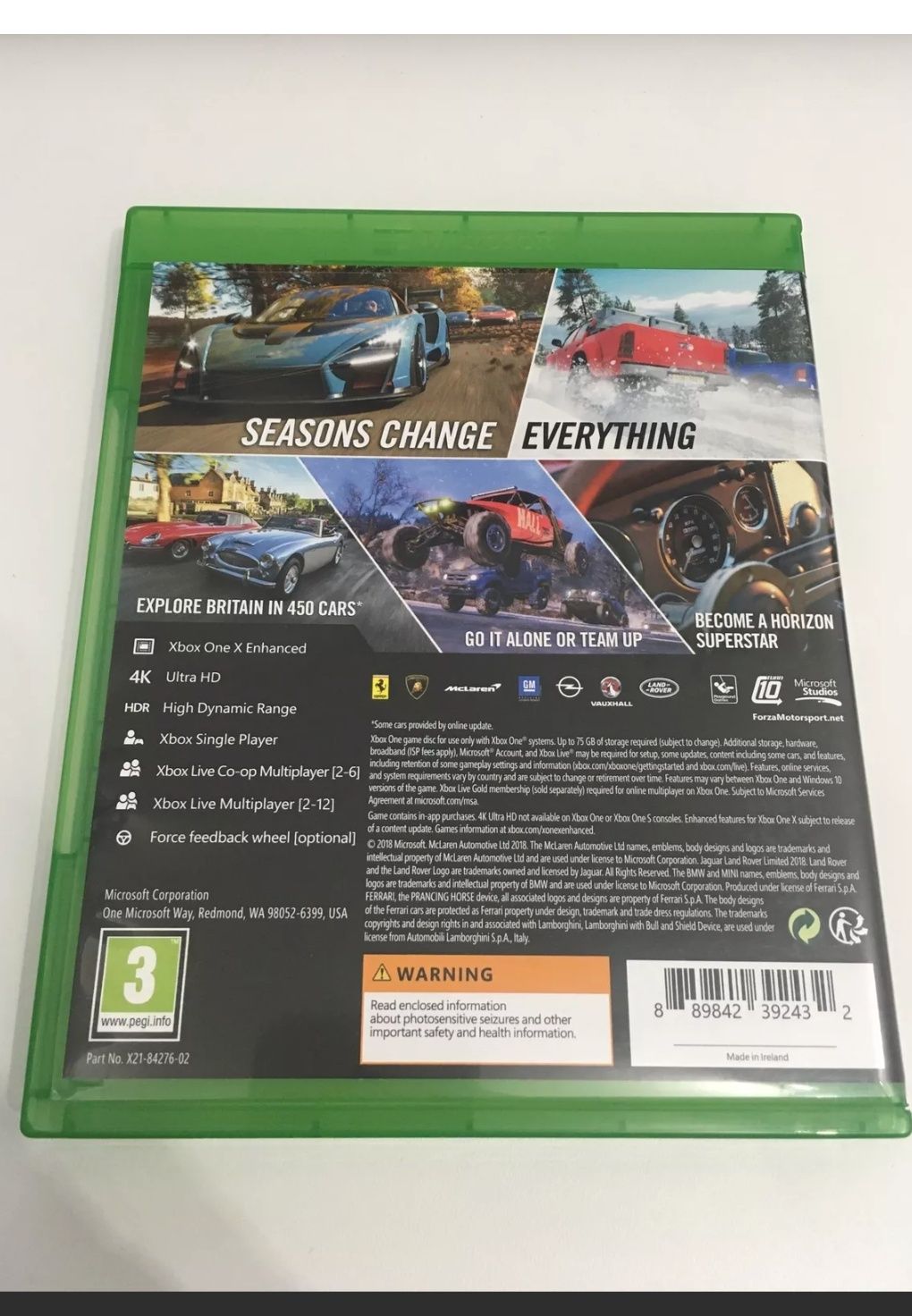 Forza Horizon 4 Xbox one игра