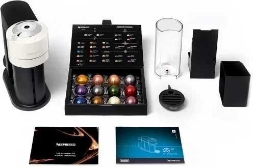 Кофемашина капсульного типа DeLonghi Nespresso Vertuo Next (Белая)