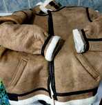 Geaca(Germania),casual barbati,tip cojoc, piele eco,marime XXL.Ca nouă