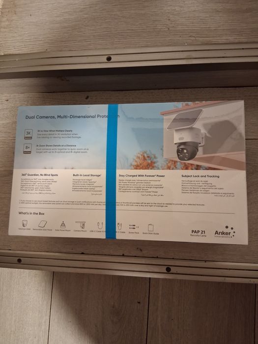 Eufy SoloCam S340-Panou Solar