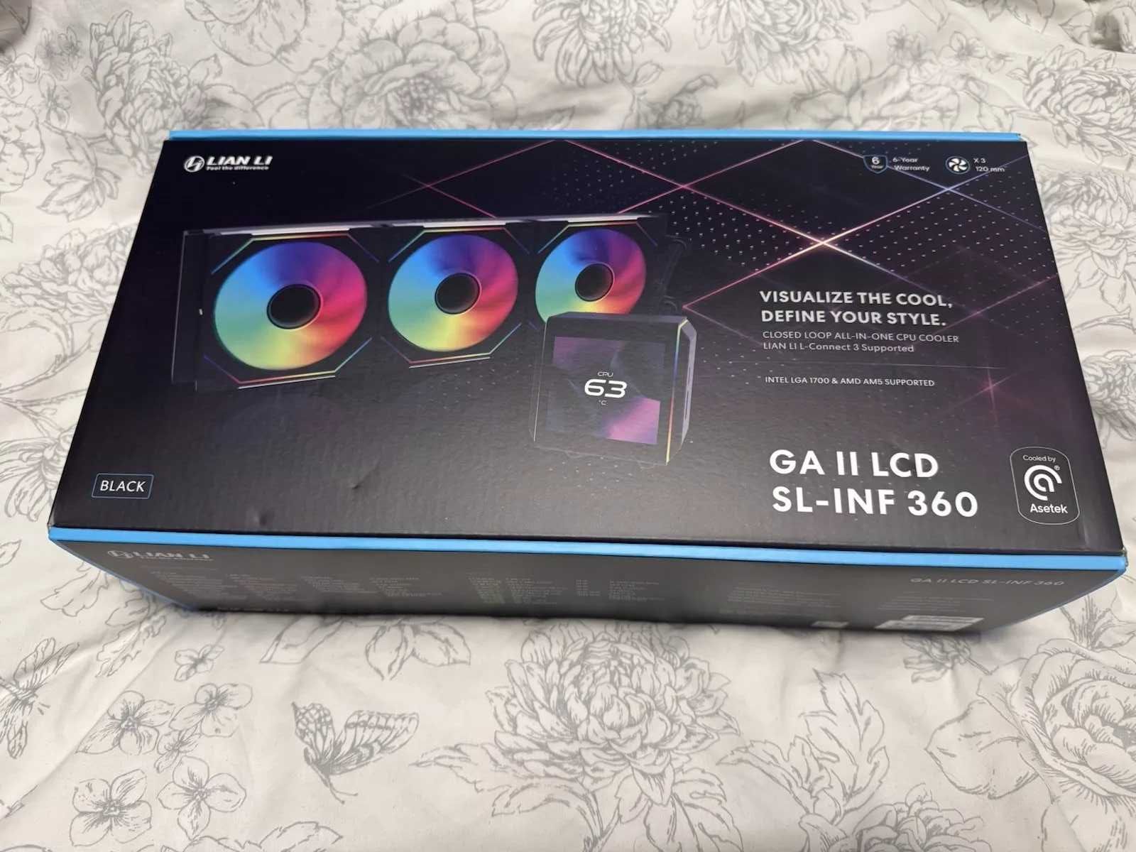 Водно Охлаждане Lian Li Galahad II LCD SL-INF Black 360mm