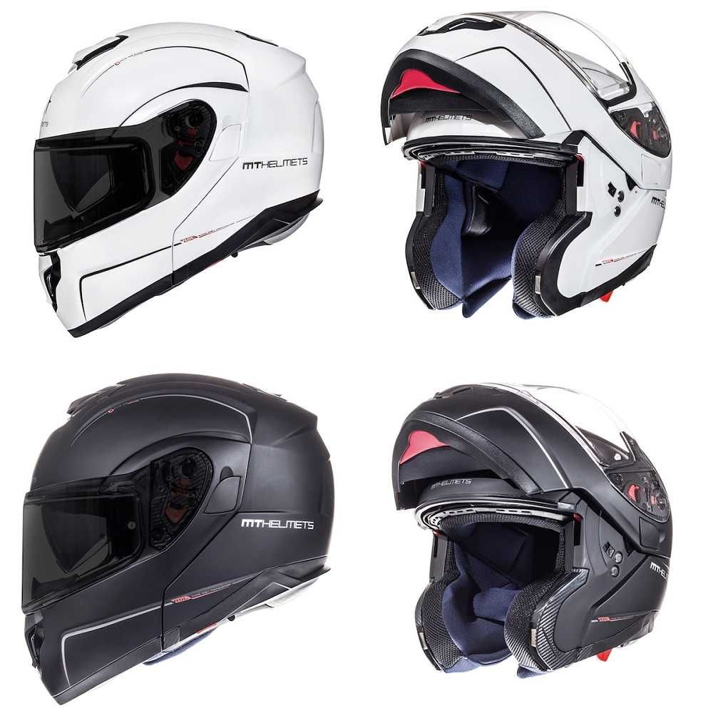 каска MT Helmets каска ATOM SV модуларна мото каска тъмни очила