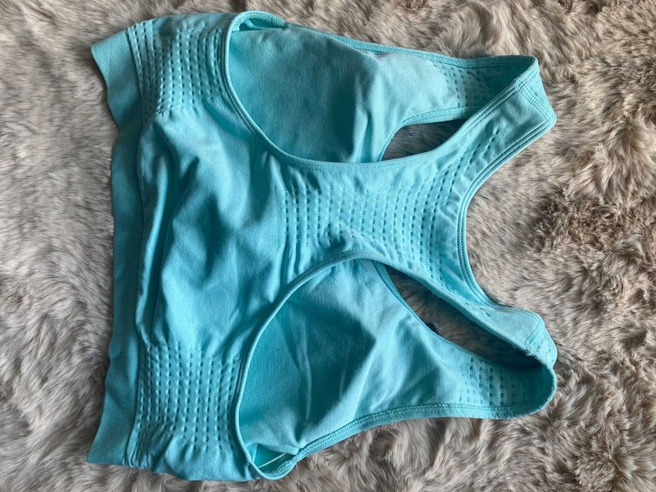 Bustiera sport C&A, nou, S/36, turcoaz, nou