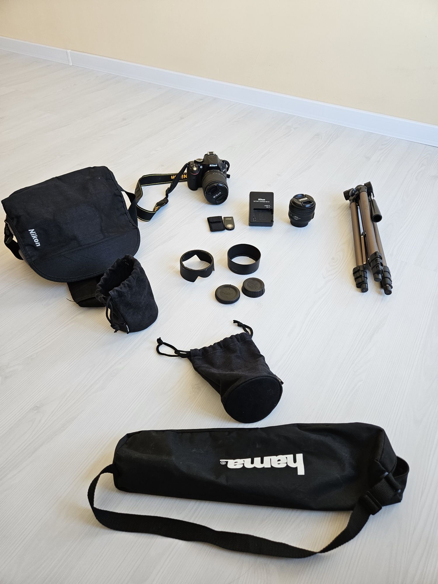 Nikon D5200 + обектив 50 мм