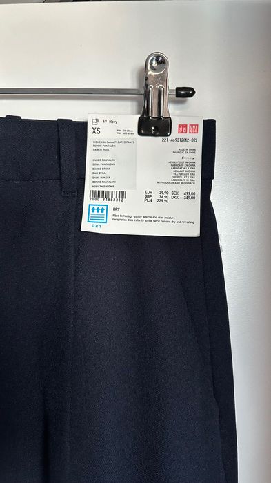 Uniqlo Airsense - Pantaloni office eleganți / XS / NOI cu eticheta