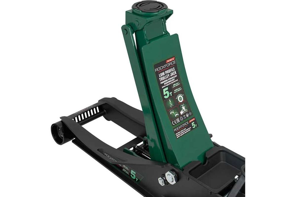 Нископрофилен крик крокодил 5 тона с педал, 96–595мм ROCKFORCE