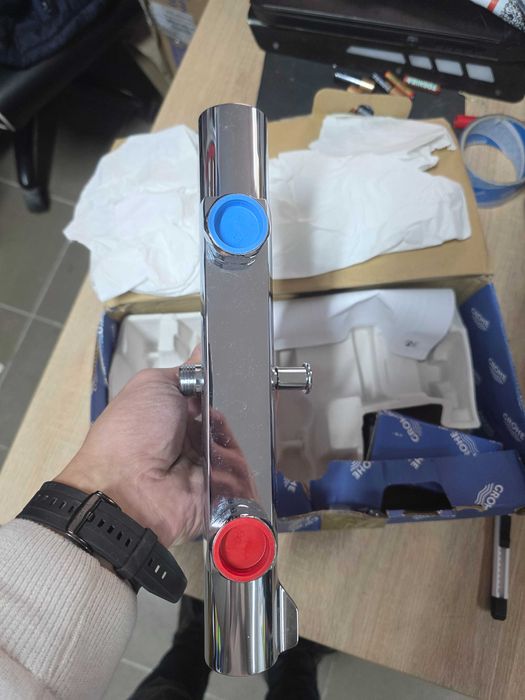 Grohe Grohtherm 800 - Baterie termostatică pentru cadă