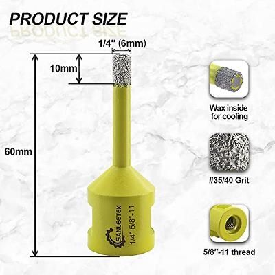 Burghiu cu diamant SANLEETEK - 6mm - 3 bucati