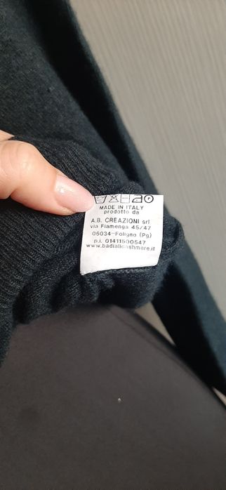 Pulover cashmere 30% lana L