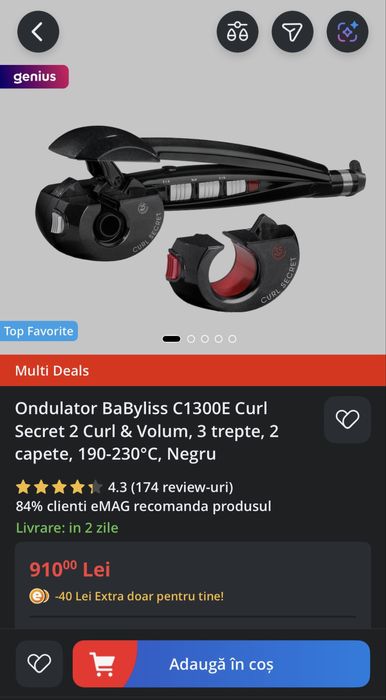 Ondulator BaByliss Curl Secret 2
