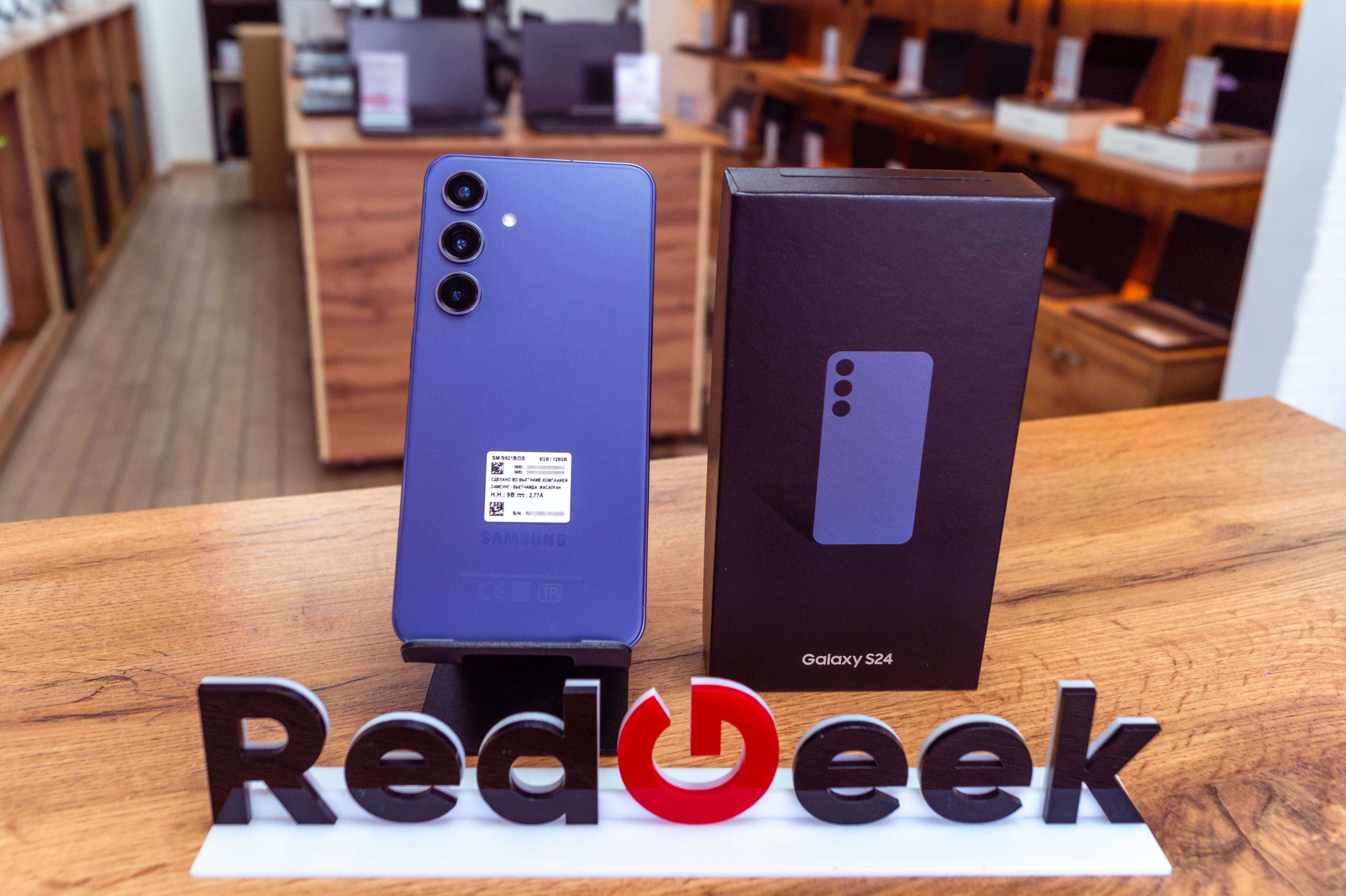 Новый Samsung S24| 128 GB| Cobalt Violet |Распечатанный| Red Geek