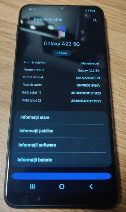 Samsung A22 5g - Grey