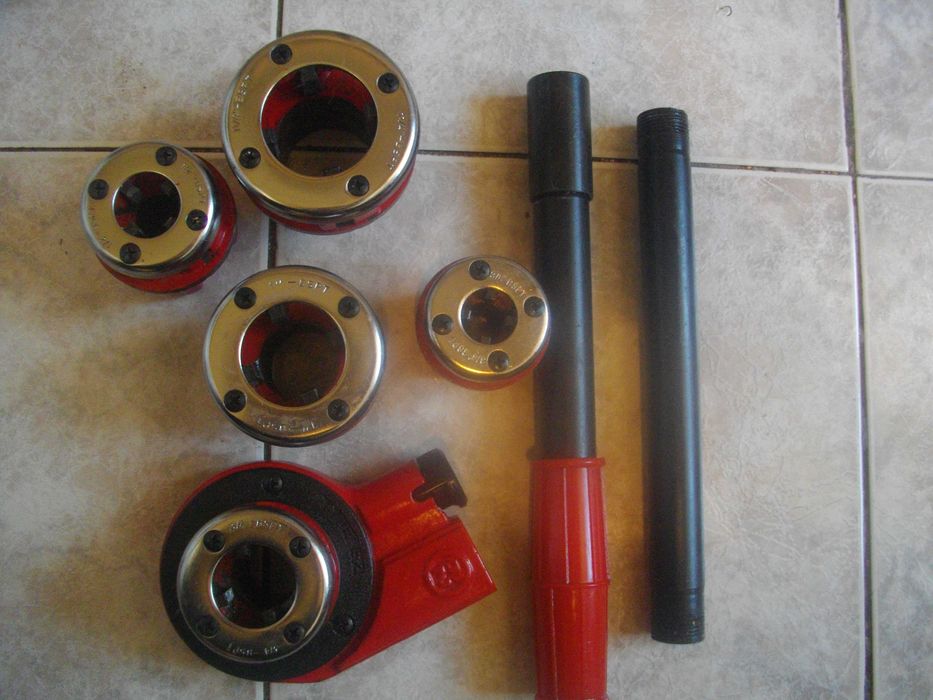 Немска Профи Ръчна Винтонарезка-Винторезка с 5 Глави-3/8-1 1/4-Type 62