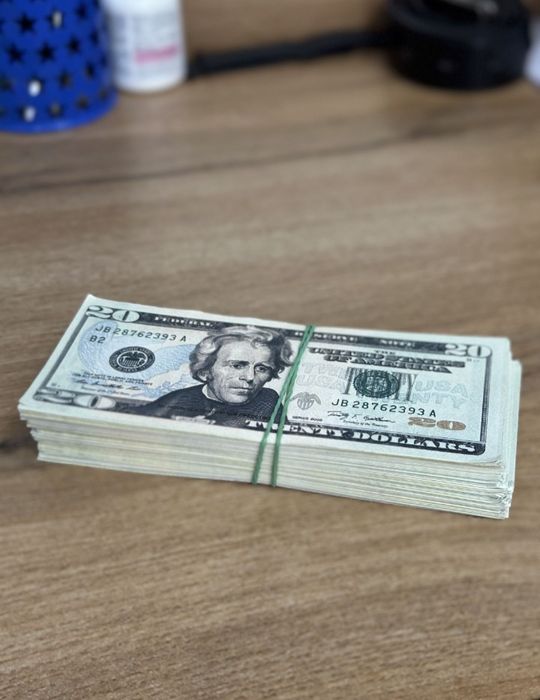 20$lik  sof qogqogoz yasalgan