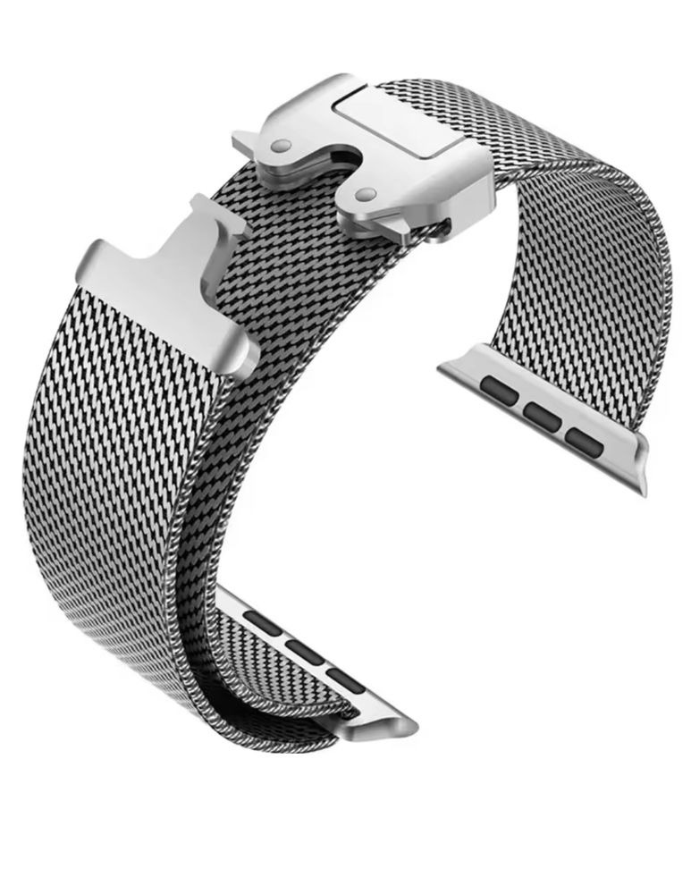 Curea Metalic Strap Flaps Compatibila Ceas Apple Watch Husa Folie Sili