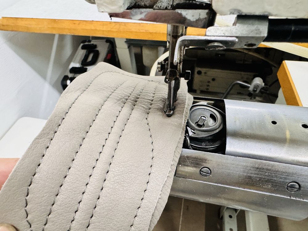 Masina de cusut Durkopp cu brat grostriplu transport servo motor 220 v