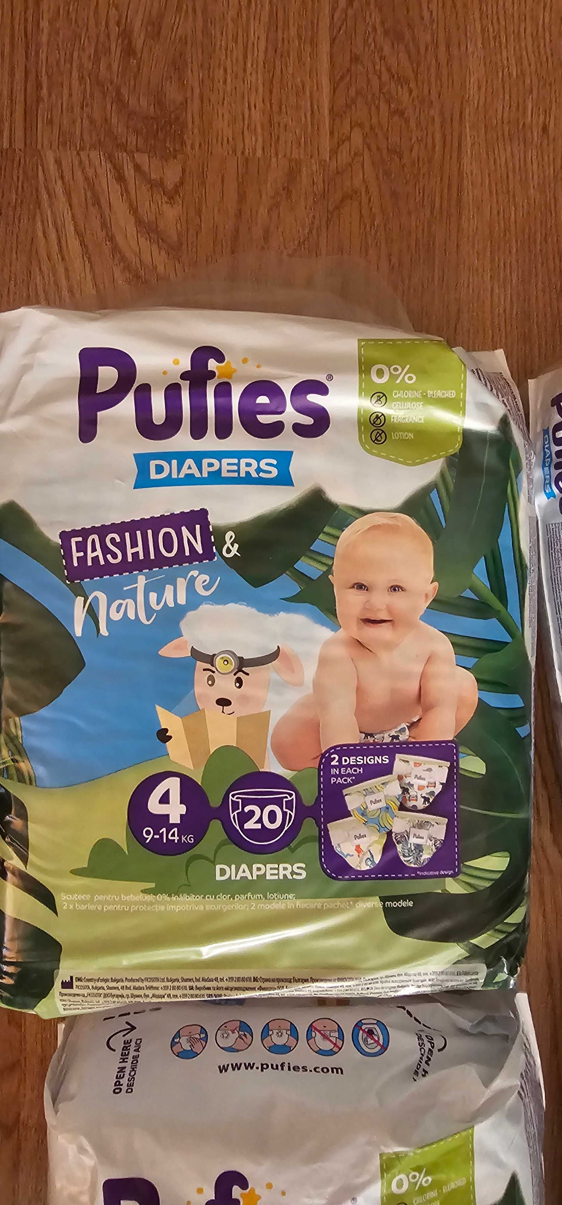 Гащички пелени Puffies+гащички за плуване Huggies+пелени Little Angels