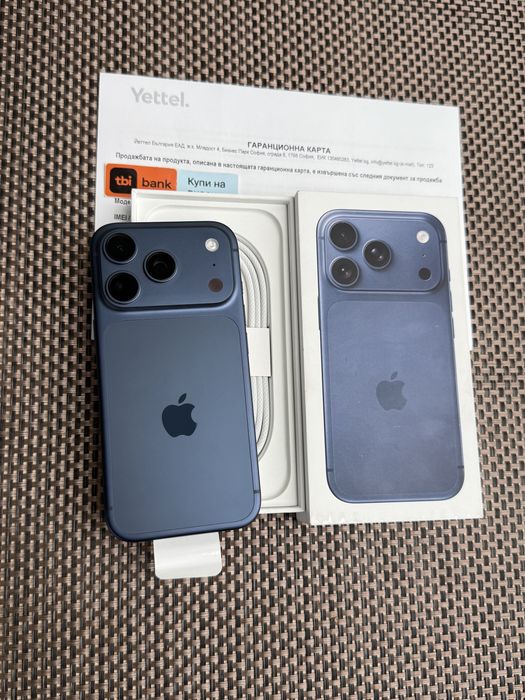 НОВ!36М ГАР *ЛИЗИНГ* iPhone 17 Pro Deep Blue 256Gb /Айфон Гаранция