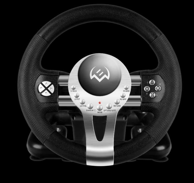Руль с педалями и коробкой игровой SVEN GC-W800