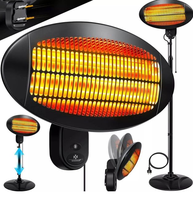 Инфрачервен нагревател KESSER 2000 вата, регулируема височина
