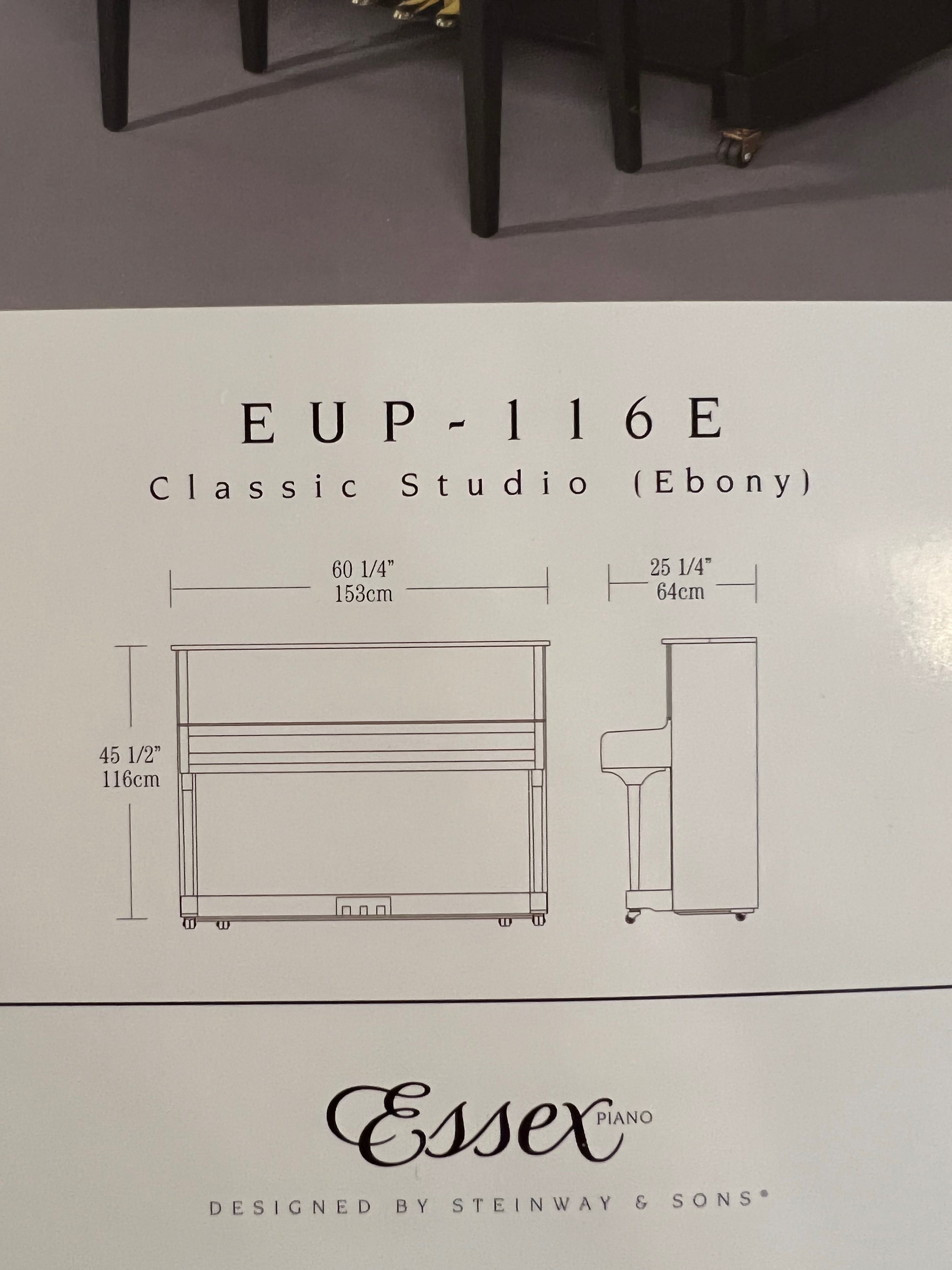 Vand pianina Essex (Steinway) cumparata noua, stare impecabila.