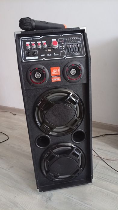Boxe JRH 400W+Microfon+telecomanda