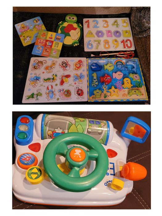 Деревянные развивающие игрушки