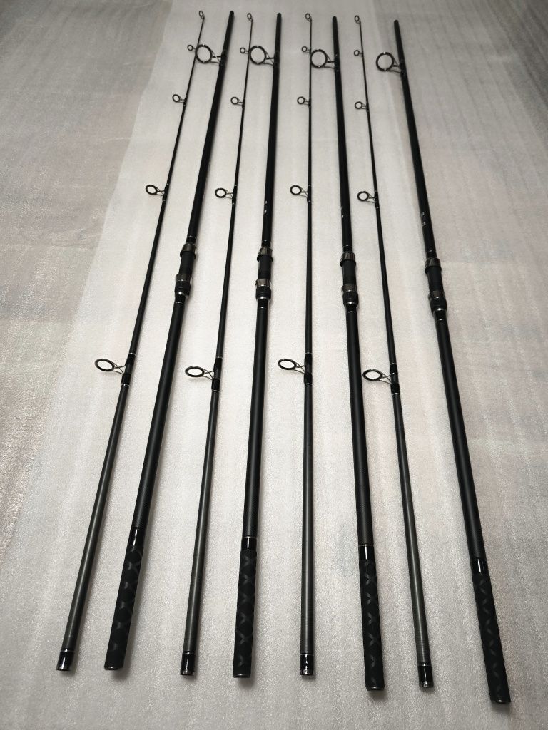 SET 4 Lansete East Shark SILVER PRO FISH 3.60m 3.5Lbs din 2 segmente