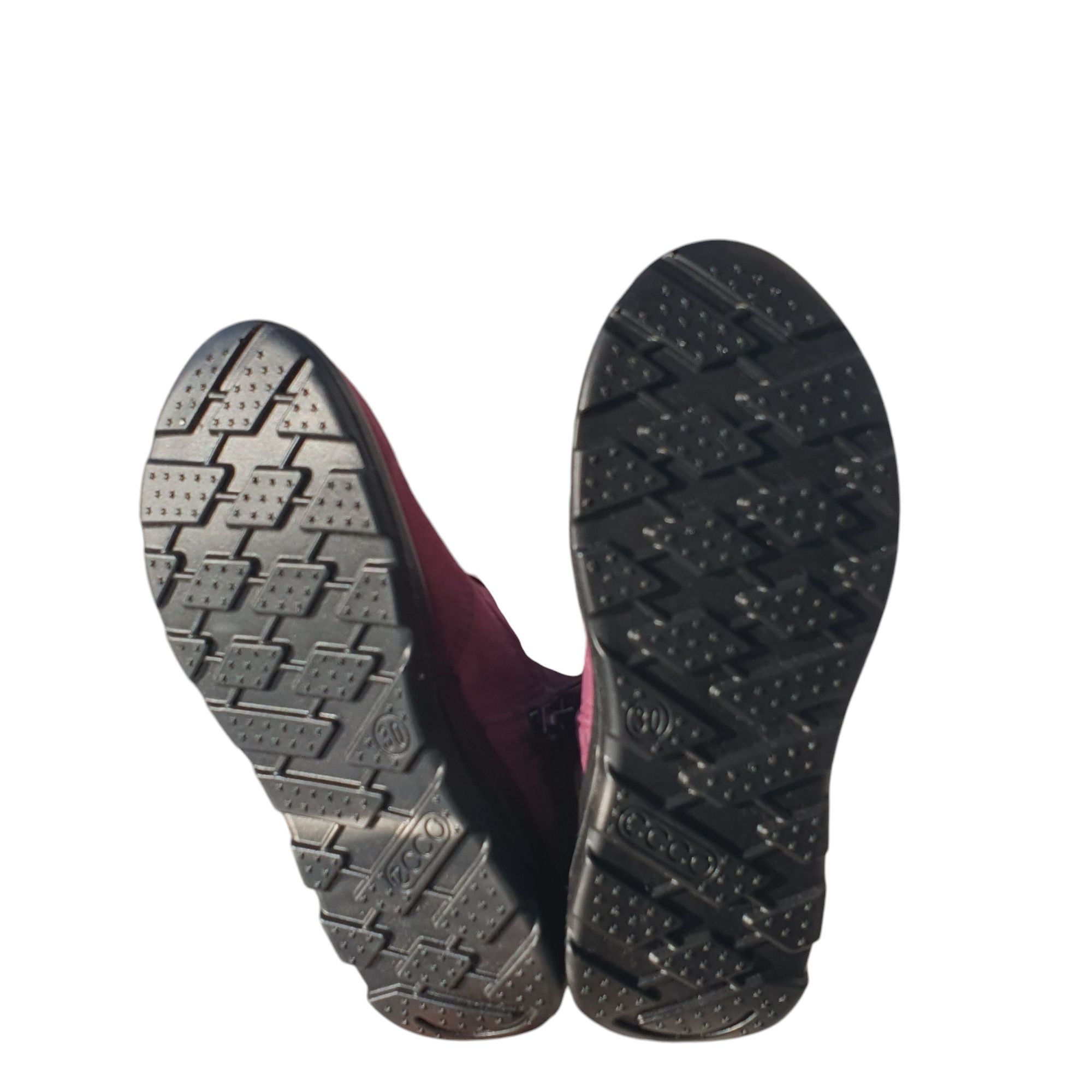 Cizme noi Ecco 30, din piele, impermeabile, Gore-Tex, roz 20 cm inter.