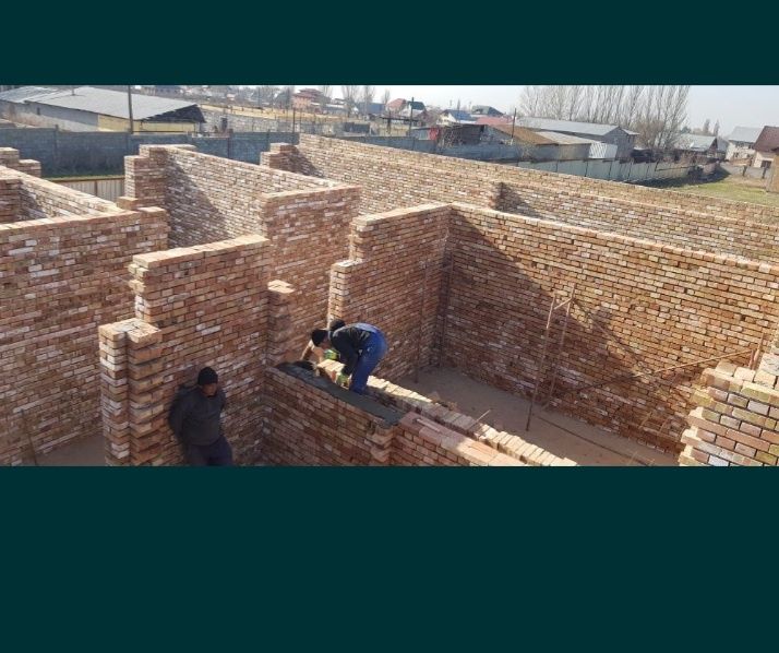 Бригада узбеков строительство домов и коттедж домов штукатурка делаем
