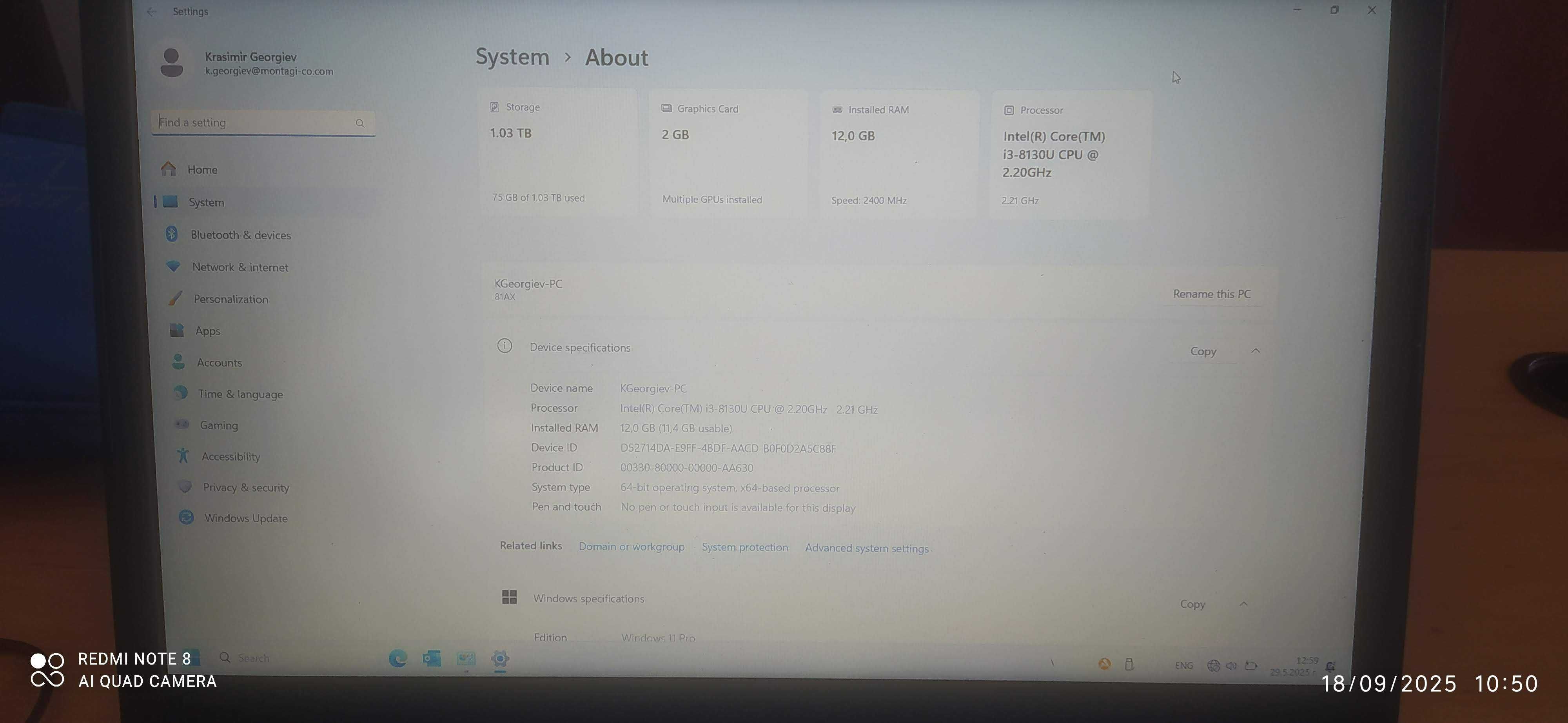 Лаптоп Lenovo V330-15IKB