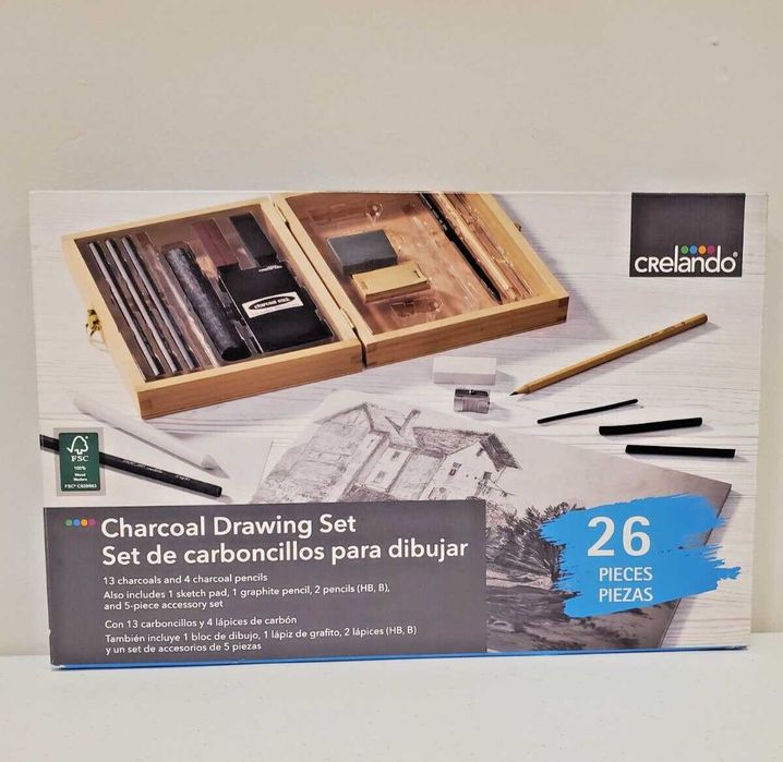 Sketching and Drawing Set - Crelando. Set de 26 de piese
