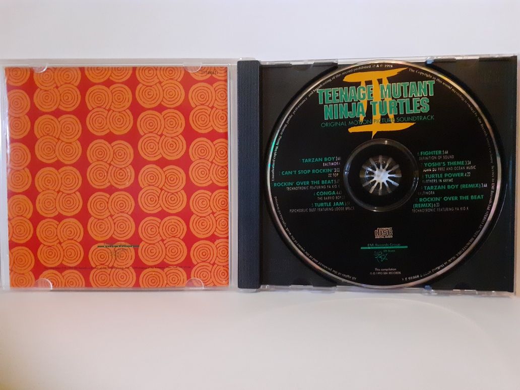 Teenage Mutant Ninja Turtles 3 Soundtrack Cd