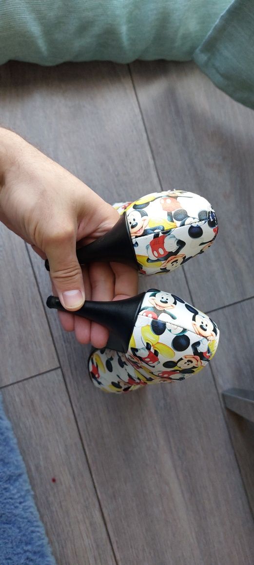 Pantofi din piele naturala Mickey Mouse 38