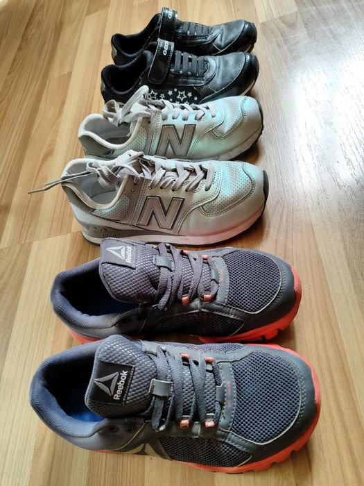 Маратонки Reebok , New balance , Geox 37