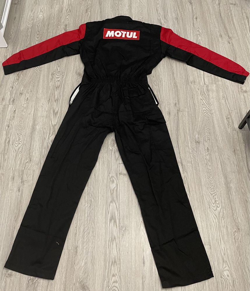 Jumpsuite mechanic Motul,negru si rosu,nou