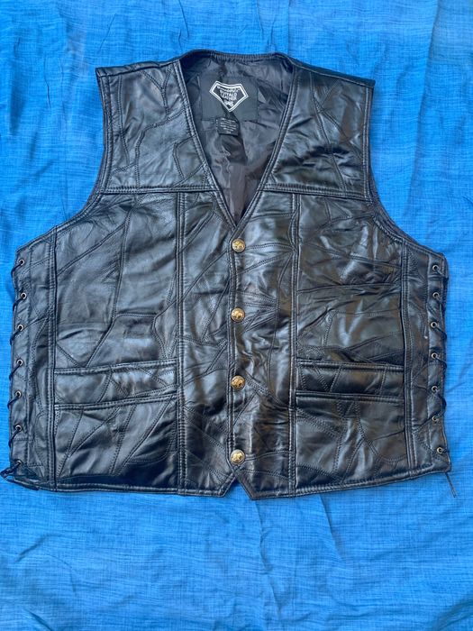 Кожен елек Diamond