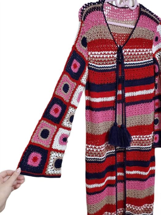 Cardigan crosetat