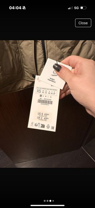 Geaca Zara noua cu eticheta