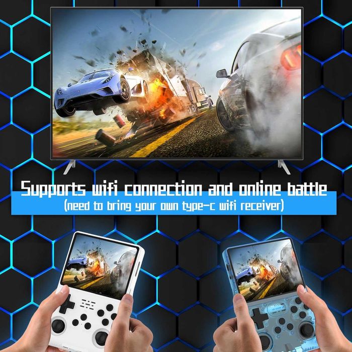 НОВА игрова конзола с 3.5 инчов IPS Екран, Linux Система...