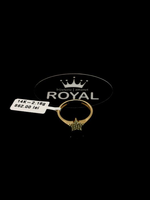 Bijuteria Royal inel din aur 14k 2.16 gr