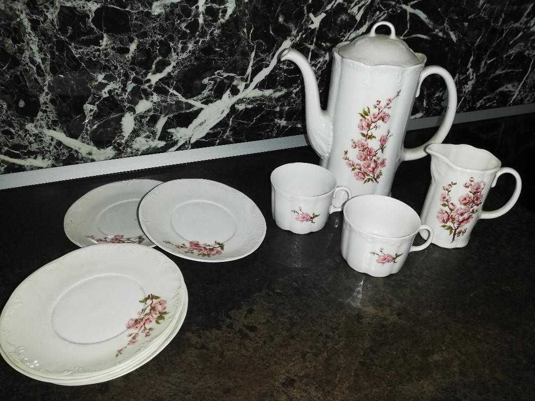 Set de cafea, model vintage