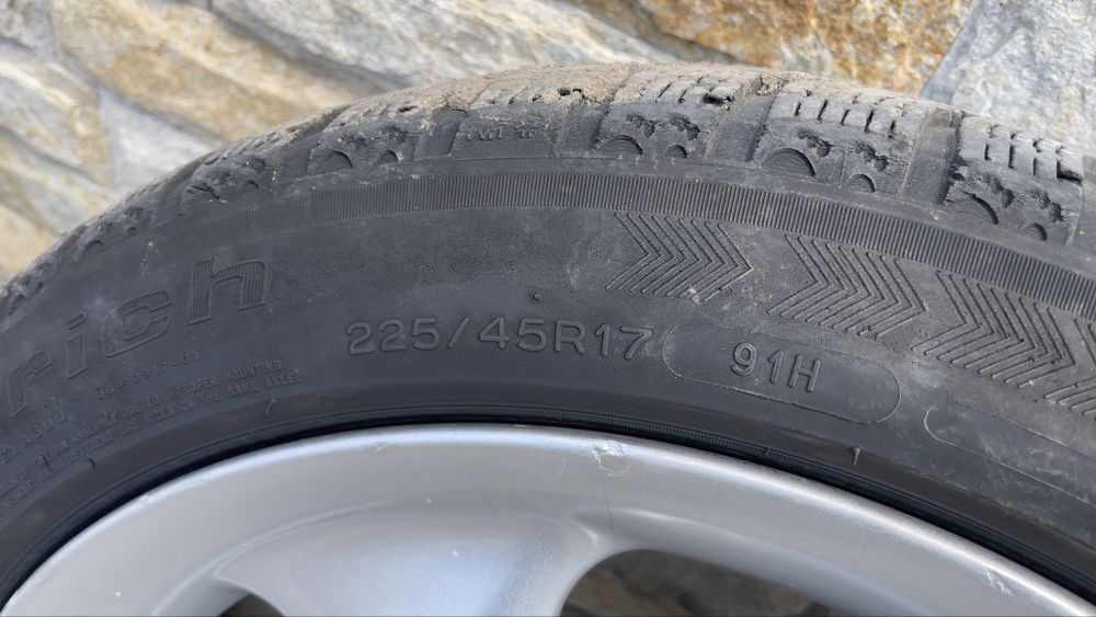 4бр Джанти Porsche Twist 17 цола със подарък Зимни гуми