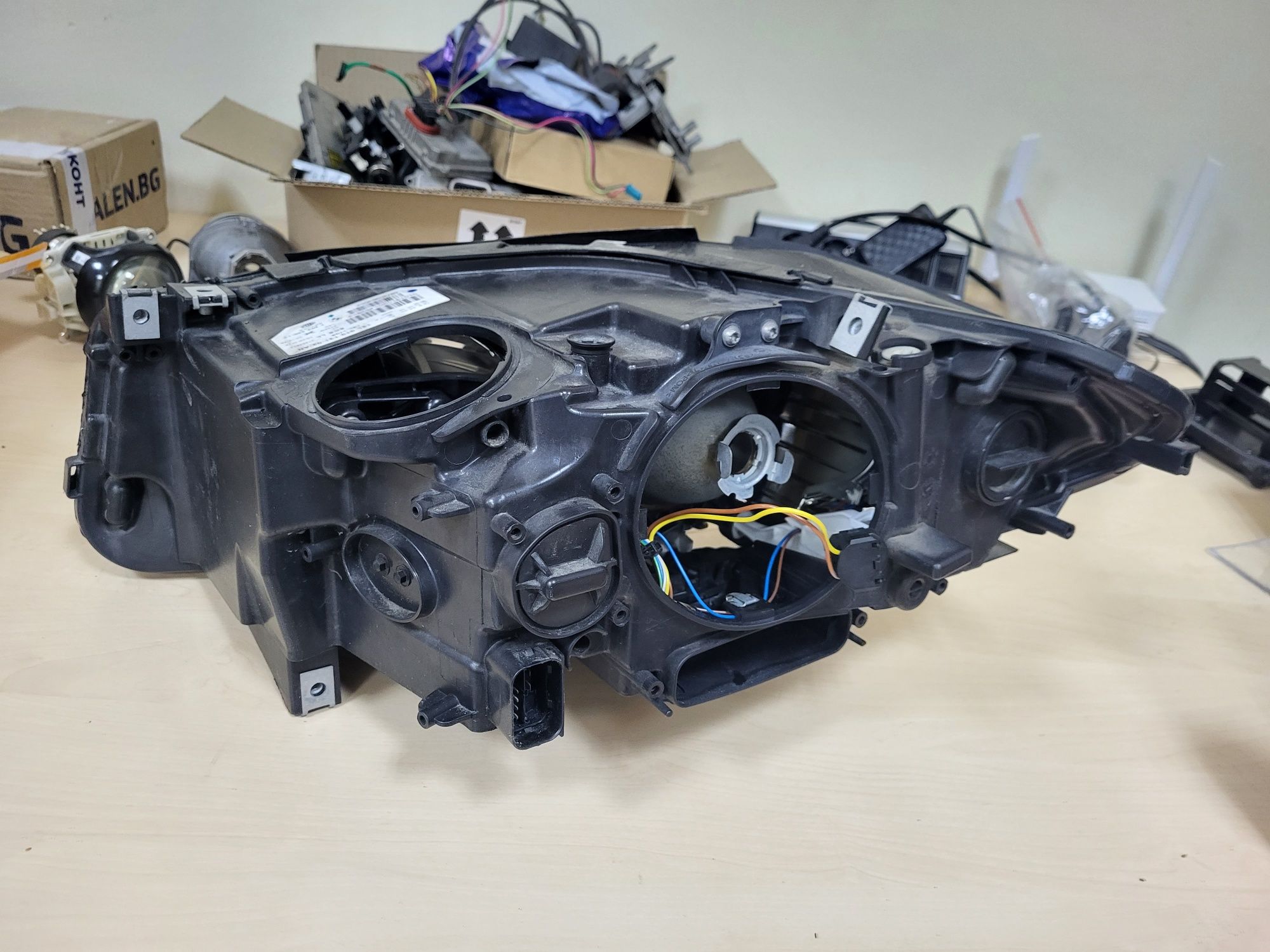Десен фар фарове BMW F10 Халогенен desen far farove бмв ф10 halogenen