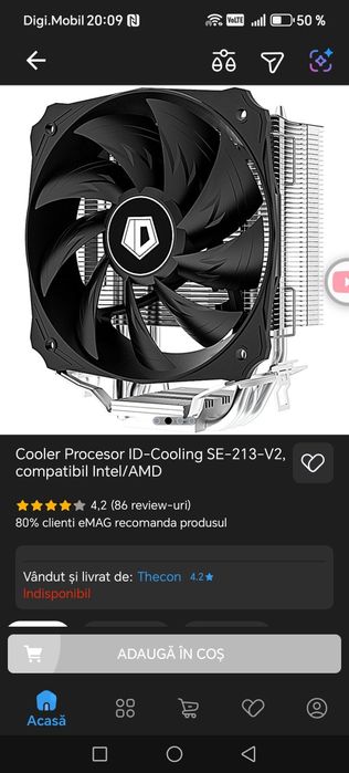 Vând placa de baza procesor cooler