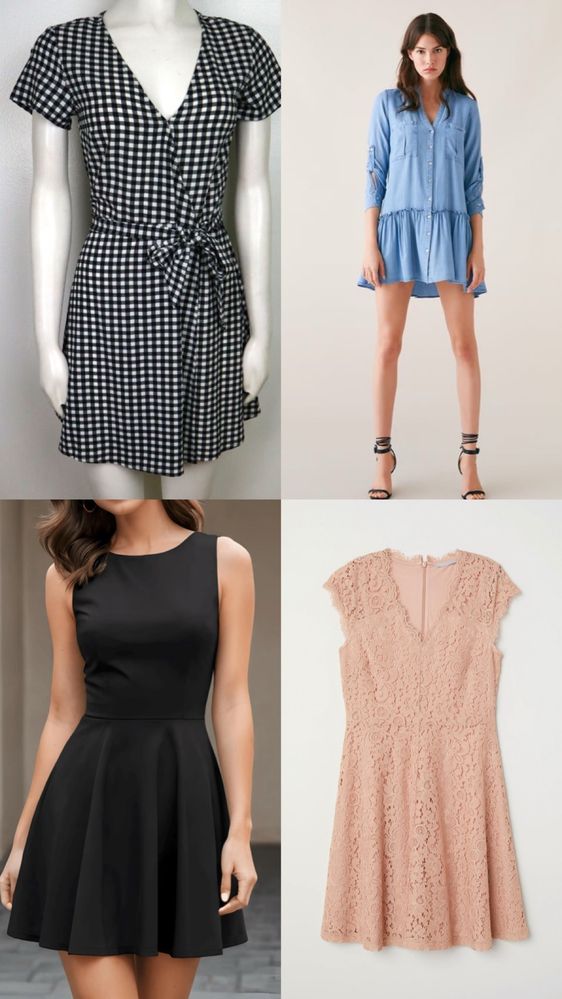 Дамски рокли на цени от 5лв. Asos,Zara,Missguided,Desigual